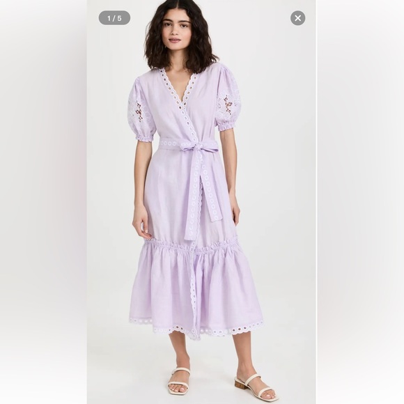 Fanm Mon Cide Dress in Lilac - Picture 1 of 8